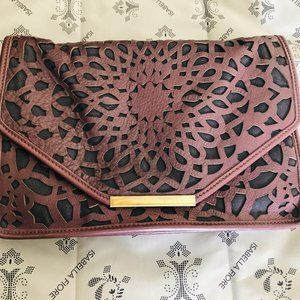 Isabella Fiore Sofia Lazor-cut crossbody handbag